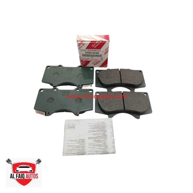 TOYOTA VIGO/REVO FRONT BRAKE PADS GENUINE GREEN OK360